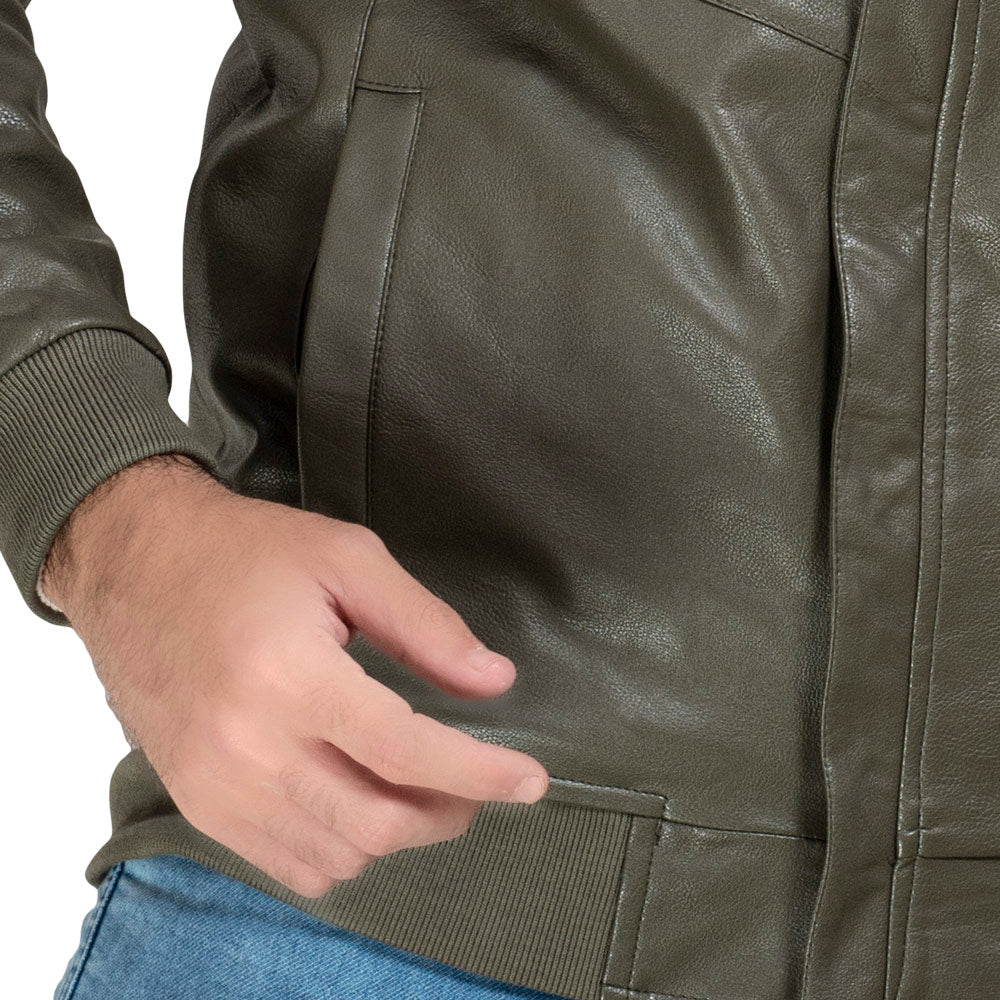 25WM-7-3-5270-جاكت جلد طبيعي مبطن فرو