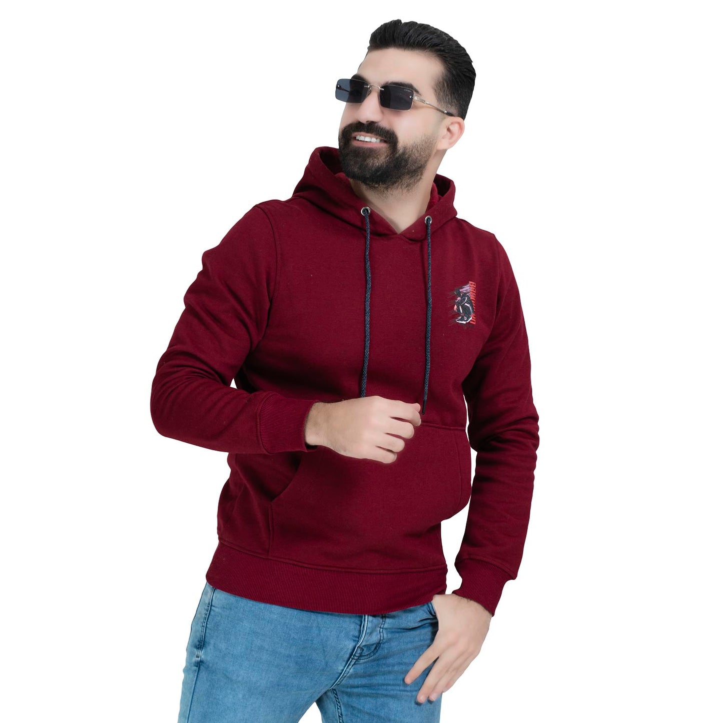 21wm-1-2-7-سويت شيرت مطبوع بكابشوه ميلتون قطن