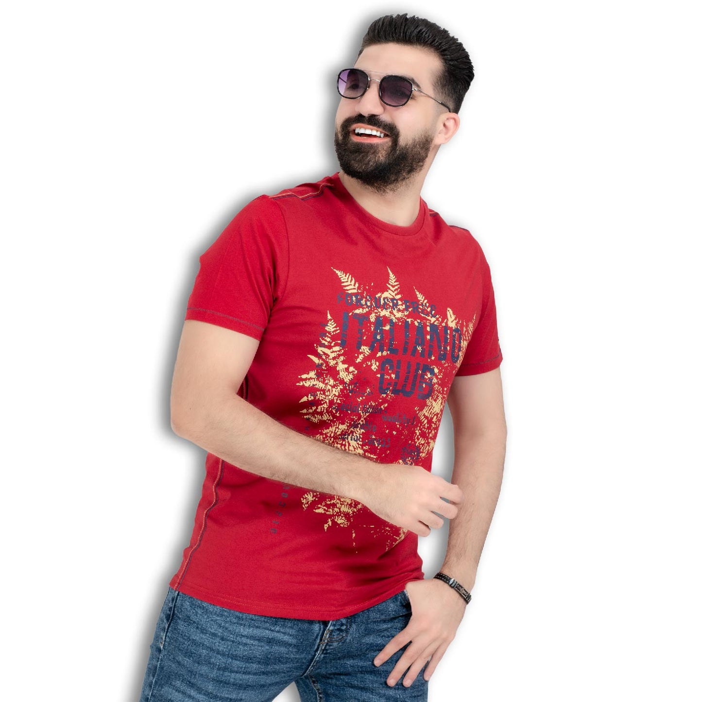 تيشرت روند قطن مطبوع