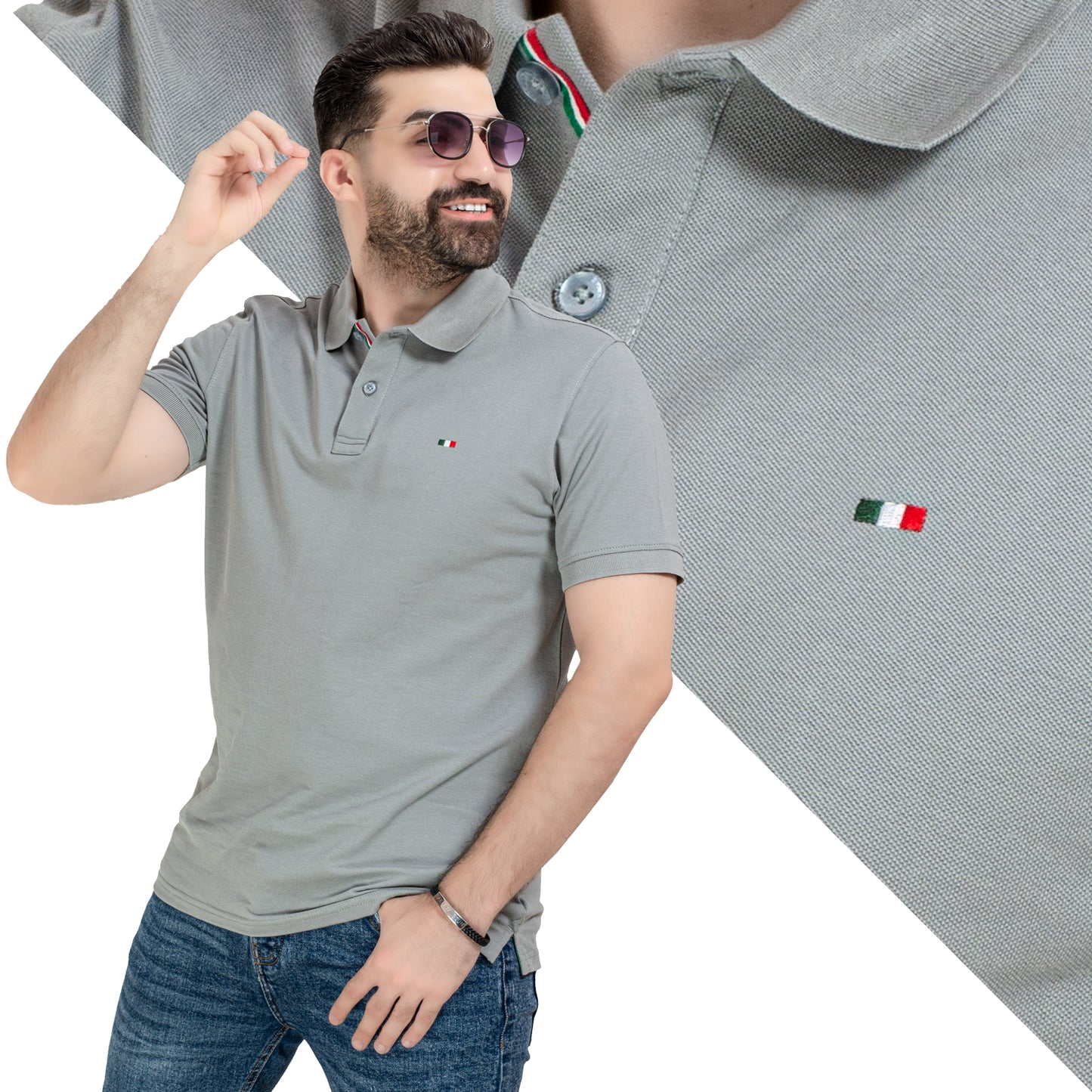 تيشرت بولو قطن بيكا ساده