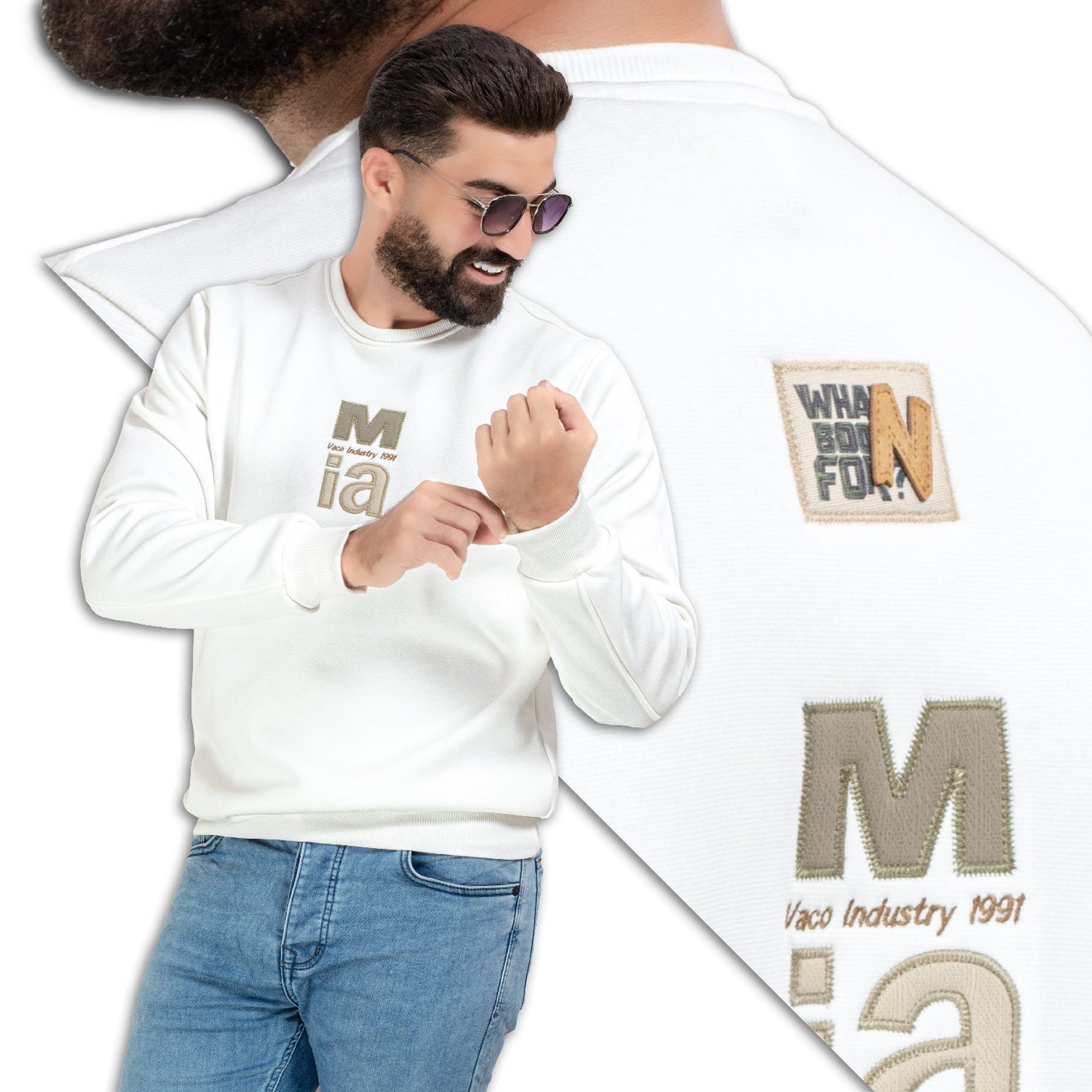 25WM-14-2-2068-سويت شيرت ميلتون قطن روند