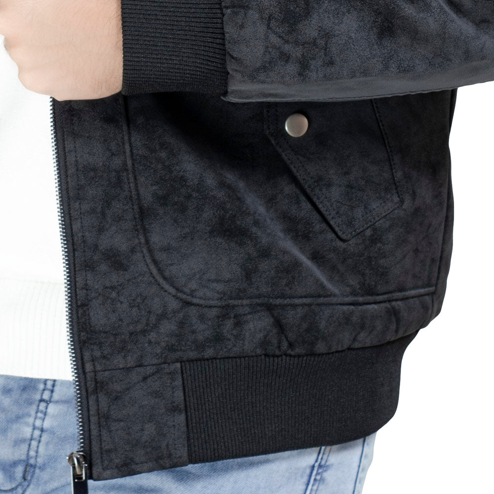 25WM-3-3-5803-جاكيت جلد طبيعي مستورد مبطن فرو