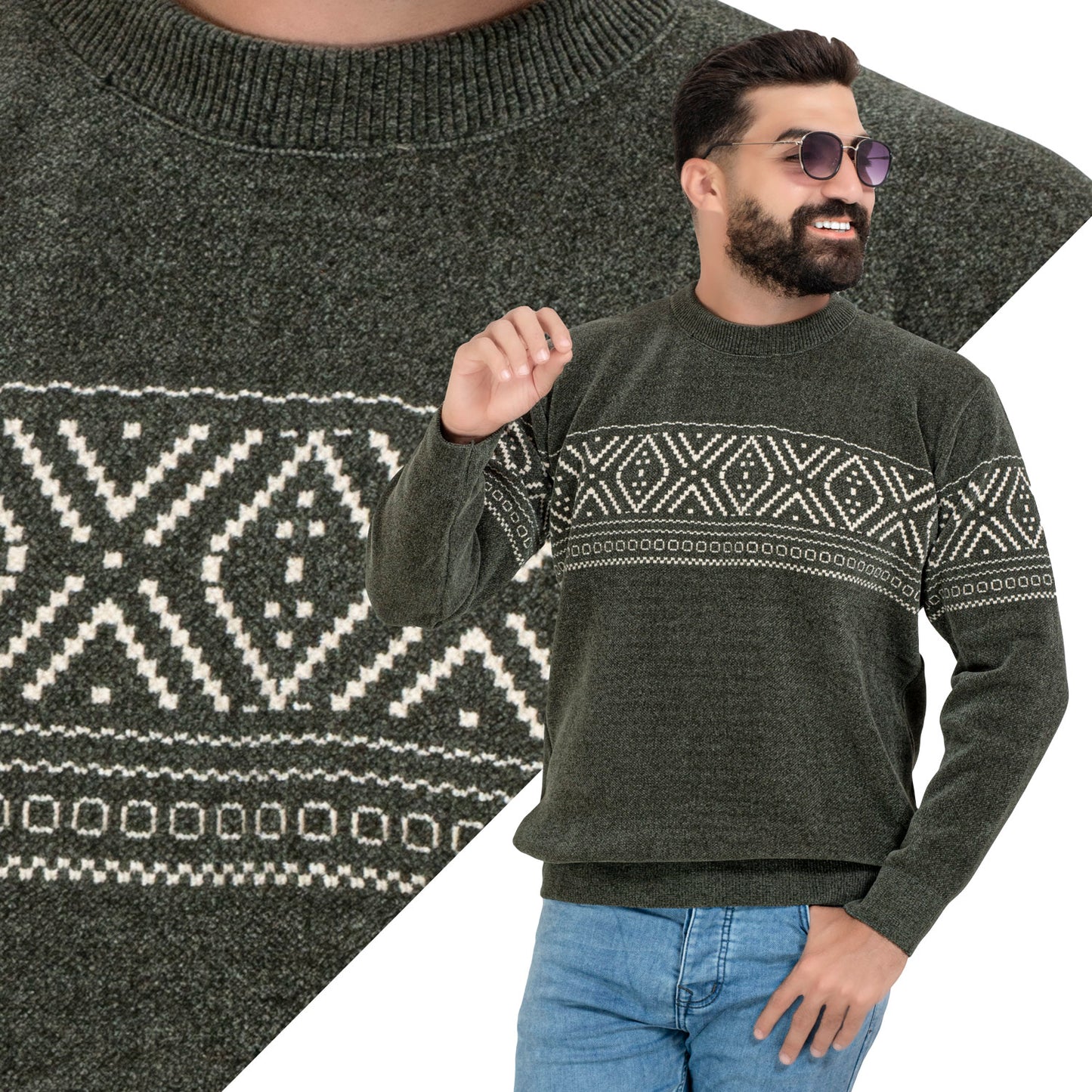 25WM-61-4-303-بلوفر قطيفه روند