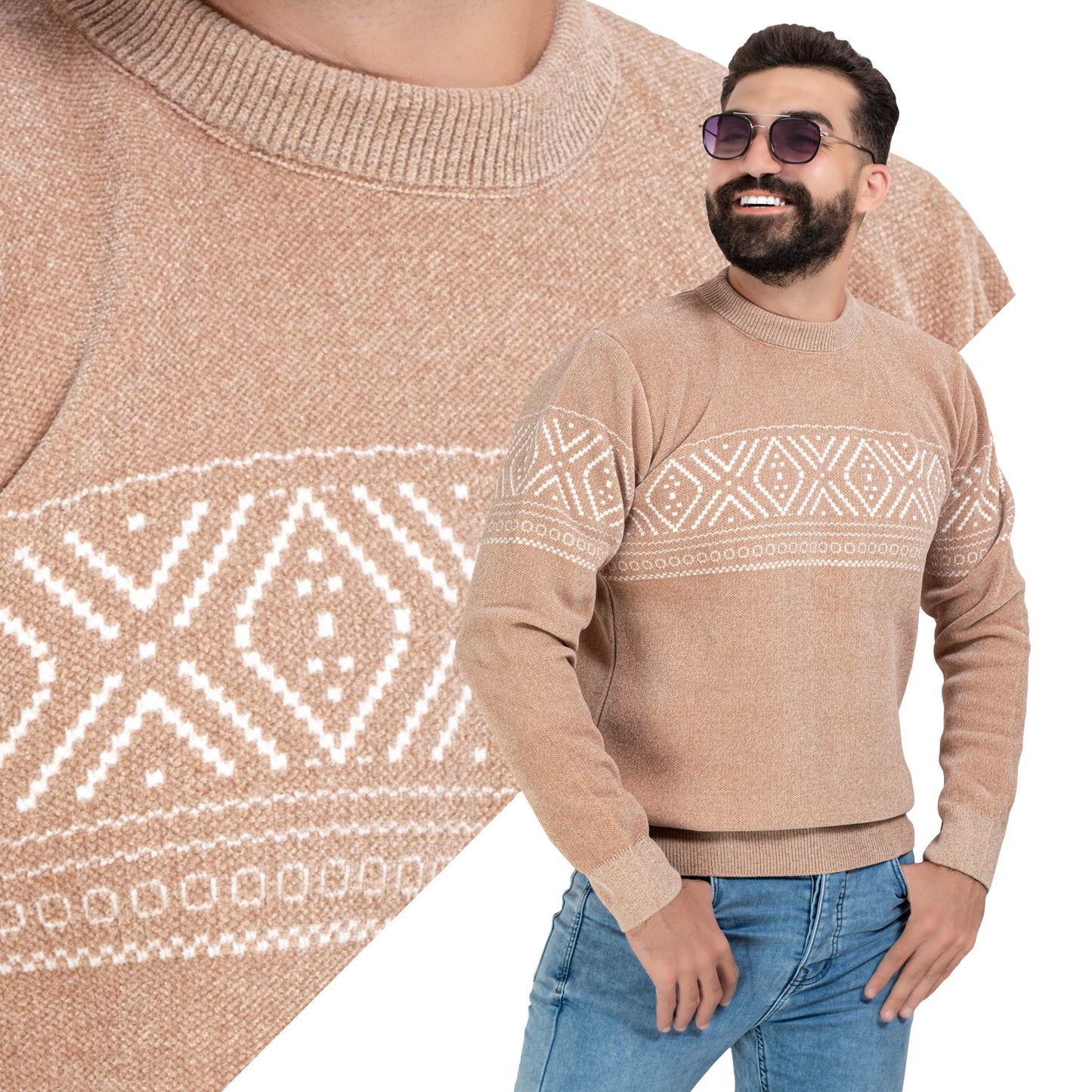 25WM-61-4-303-بلوفر قطيفه روند