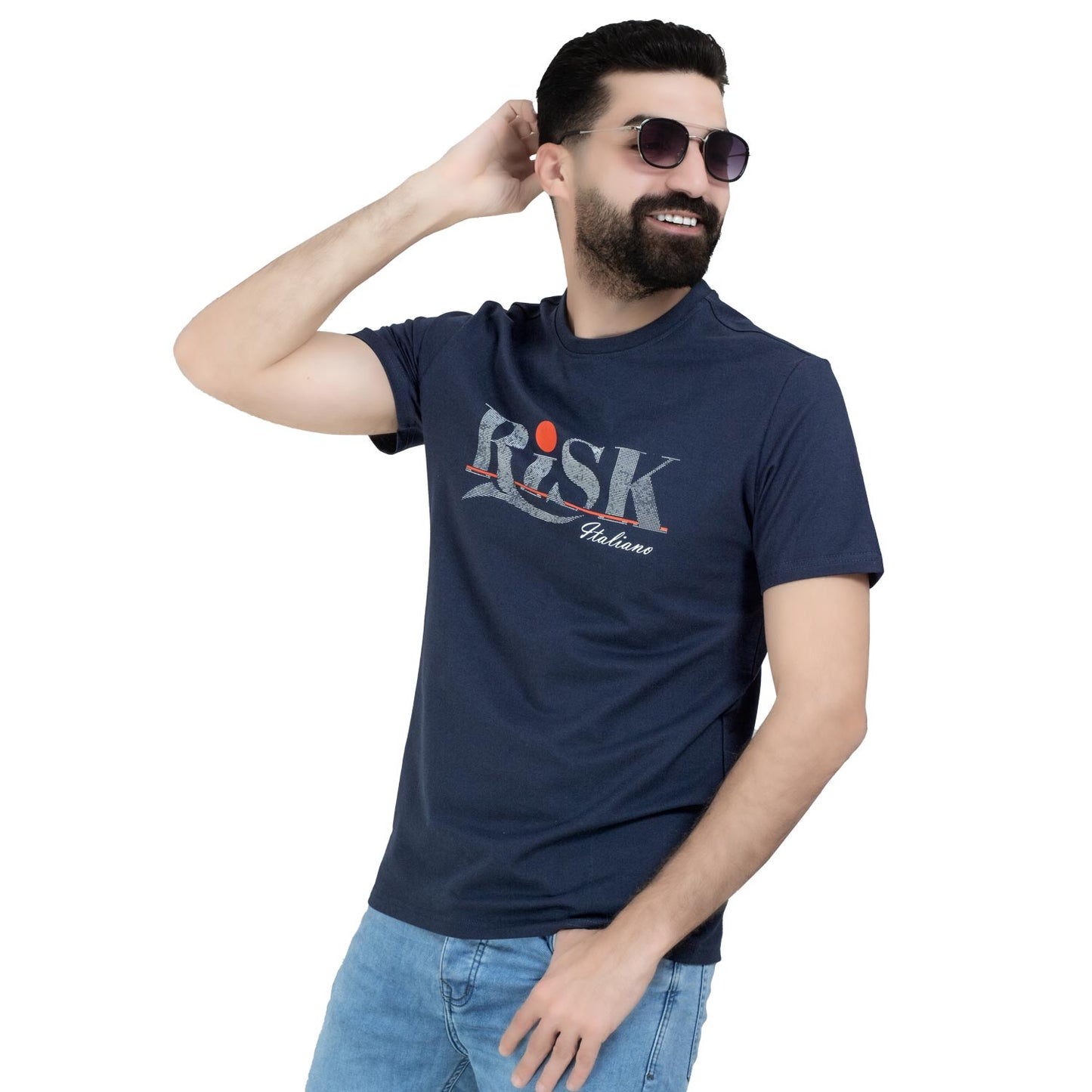 26SM-26-9-174-تيشرت روند قطن