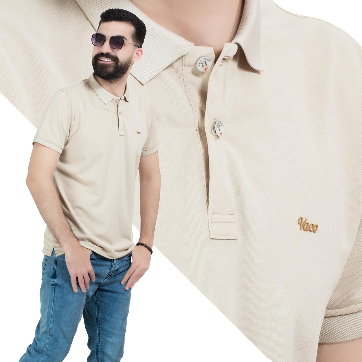 تيشرت بولو -  [] - 26SM-14-5-2100-تيشيرت بولو قطن ساده  - Pukkastyle تسوق ملابس رجالي اونلاين - Online shopping Men's Clothes