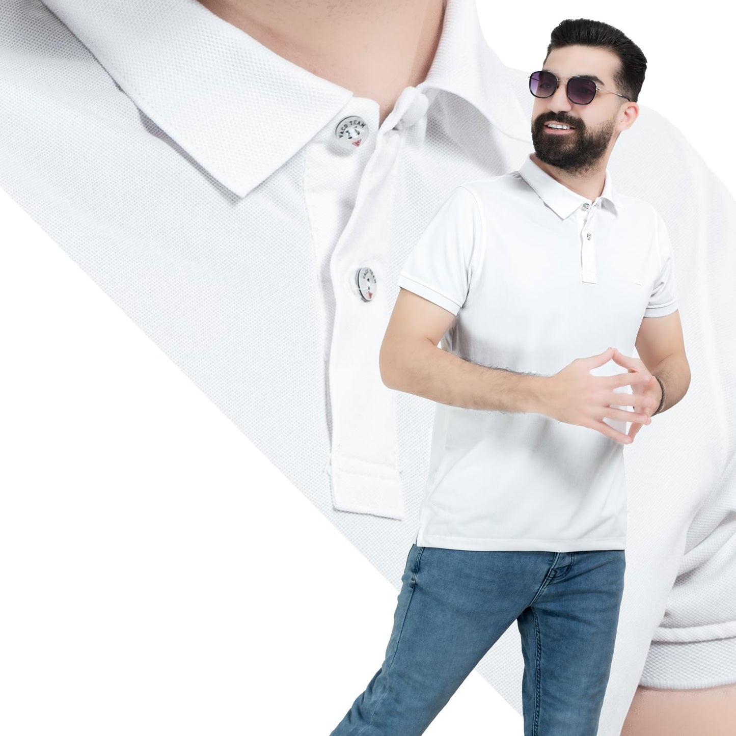 تيشرت بولو -  [] - 26SM-14-5-2100-تيشيرت بولو قطن ساده  - Pukkastyle تسوق ملابس رجالي اونلاين - Online shopping Men's Clothes