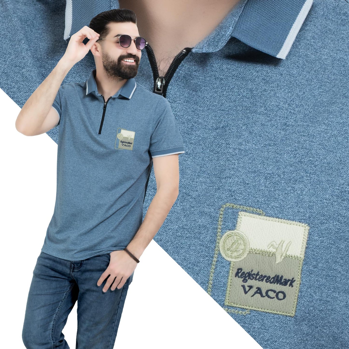 تيشرت بولو -  [] - 26SM-14-5-2101-تيشيرت بولو قطن ساده  - Pukkastyle تسوق ملابس رجالي اونلاين - Online shopping Men's Clothes