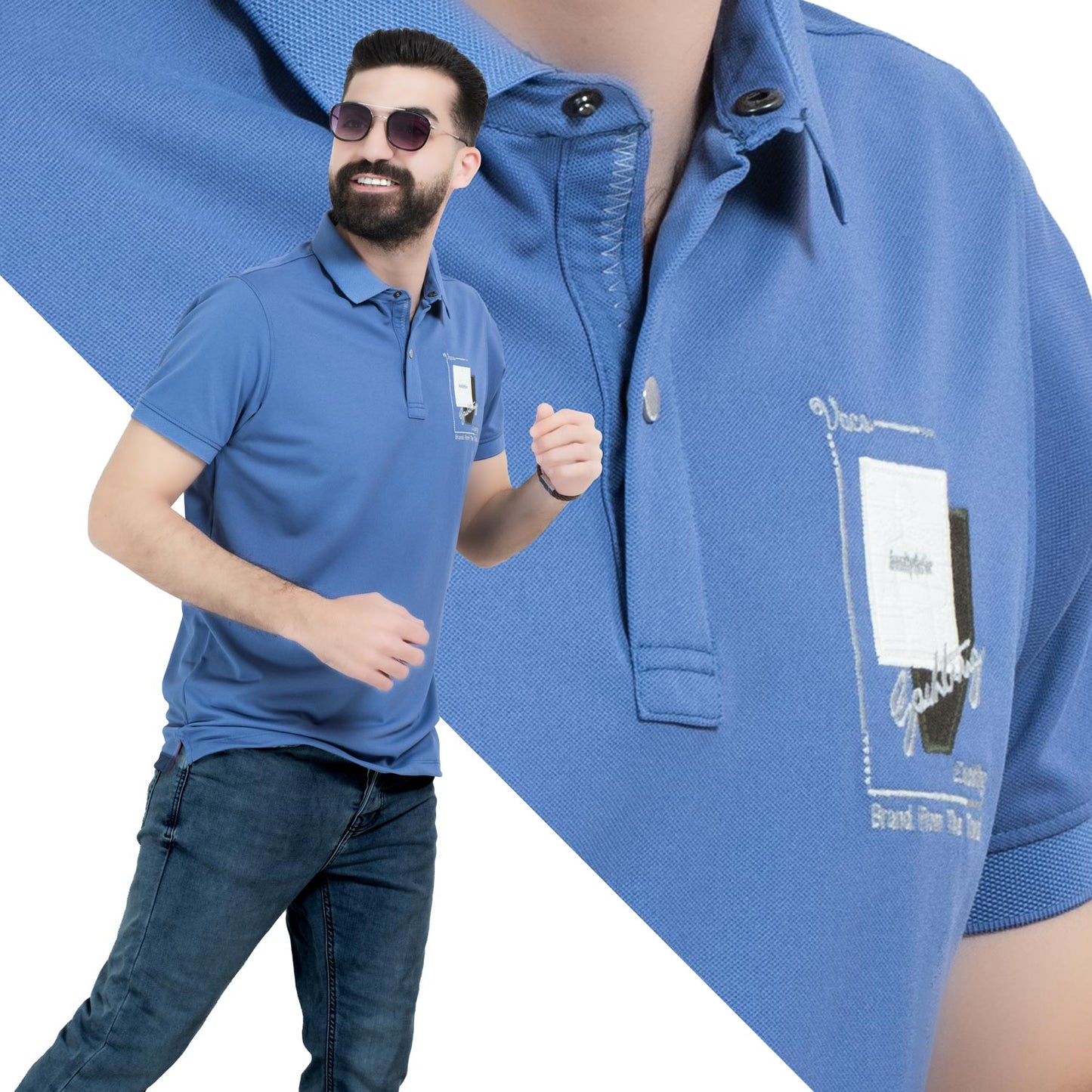 تيشرت بولو -  [] - 26SM-14-5-2095-تيشيرت بولو قطن ساده  - Pukkastyle تسوق ملابس رجالي اونلاين - Online shopping Men's Clothes