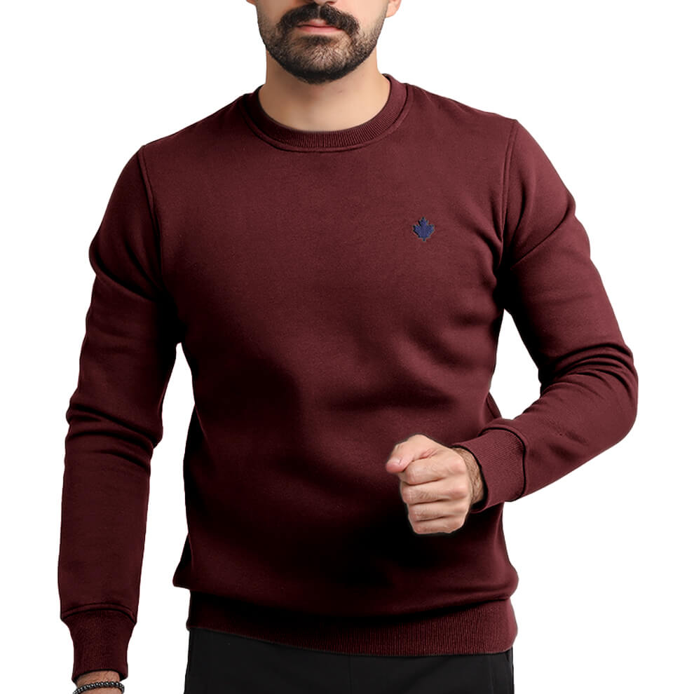 سويت شيرت -  ["SweatShirt","\u0633\u0648\u064a\u062a \u0634\u064a\u0631\u062a"] - 21WM-1-2-4-سويت شيرت روند ميلتون قطن  - Pukkastyle تسوق ملابس رجالي اونلاين - Online shopping Men's Clothes