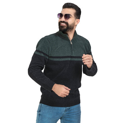 25WM-7-4-349-بلوفر قطيفه هاف كول سوسته