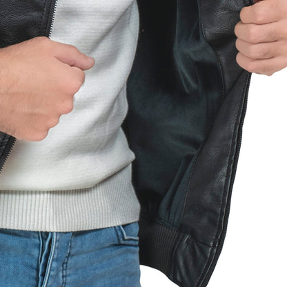 25WM-7-3-5276-جاكت جلد طبيعي مبطن فرو