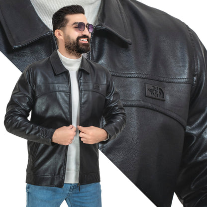 25WM-7-3-5283-جاكت جلد طبيعي مبطن فرو