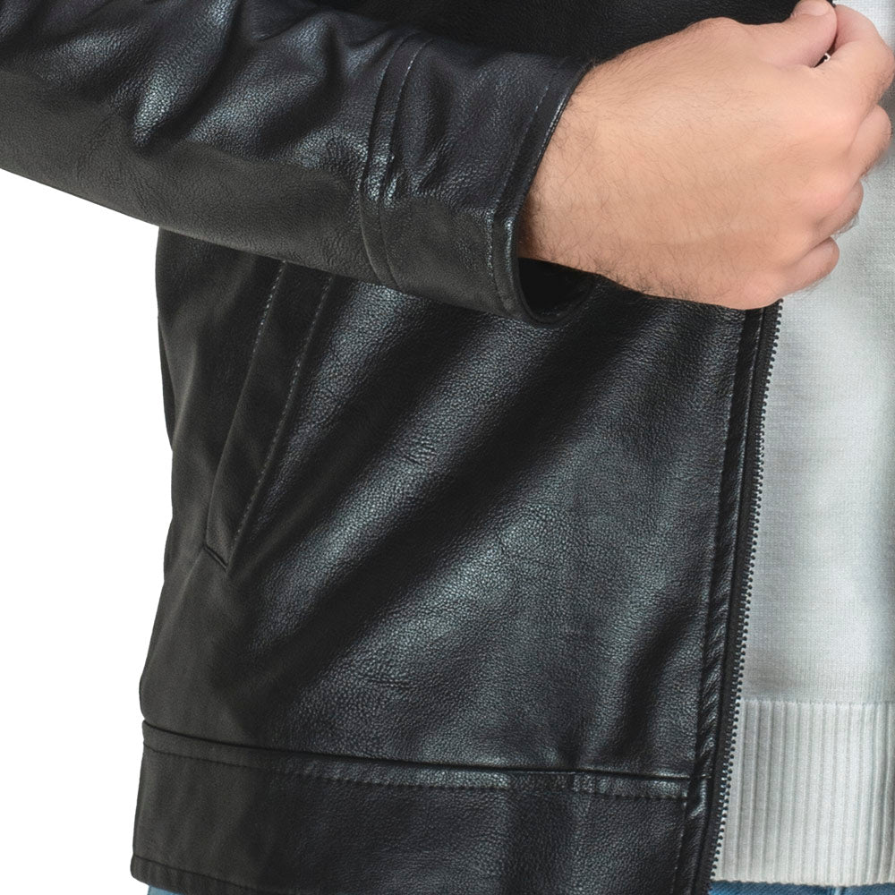 25WM-7-3-5283-جاكت جلد طبيعي مبطن فرو