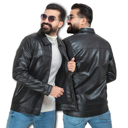 25WM-7-3-5283-جاكت جلد طبيعي مبطن فرو