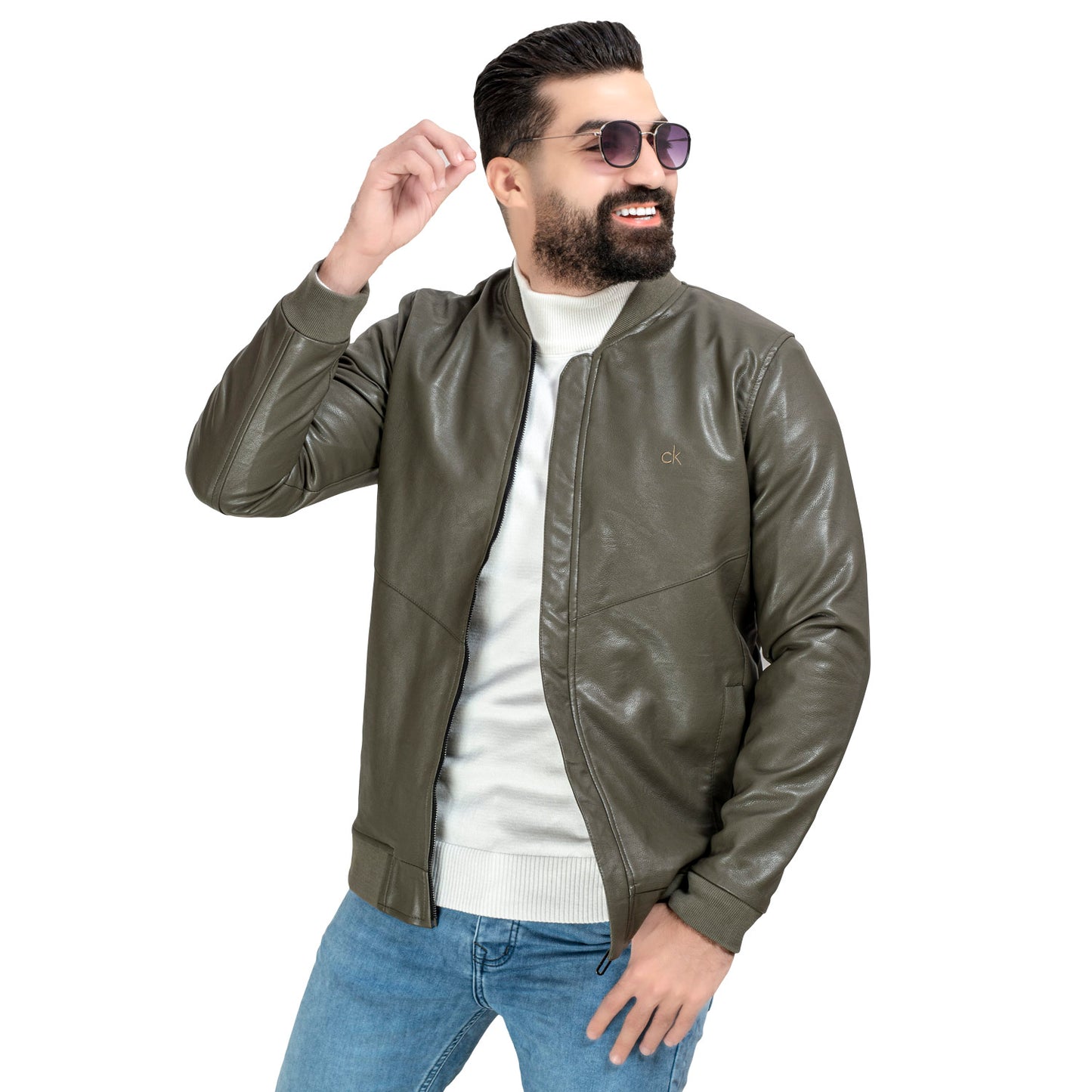 25WM-7-3-5270-جاكت جلد طبيعي مبطن فرو