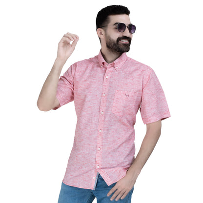 26SM-44-10-227-قميص نص كم كتان