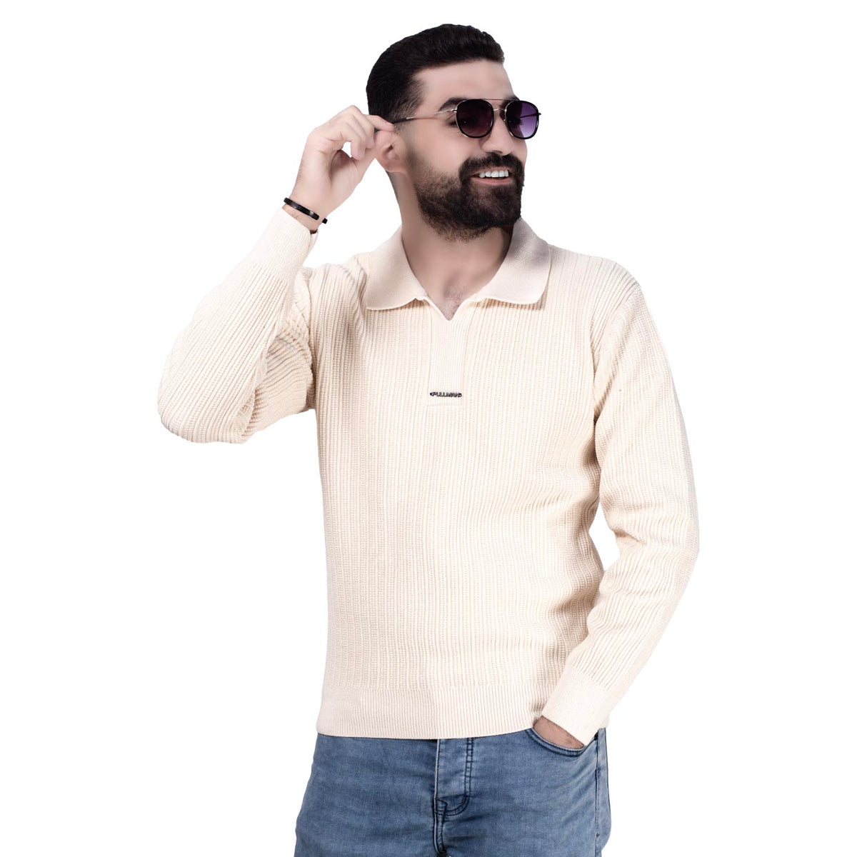 26WM-61-4-607-بلوفر بولو بياقه