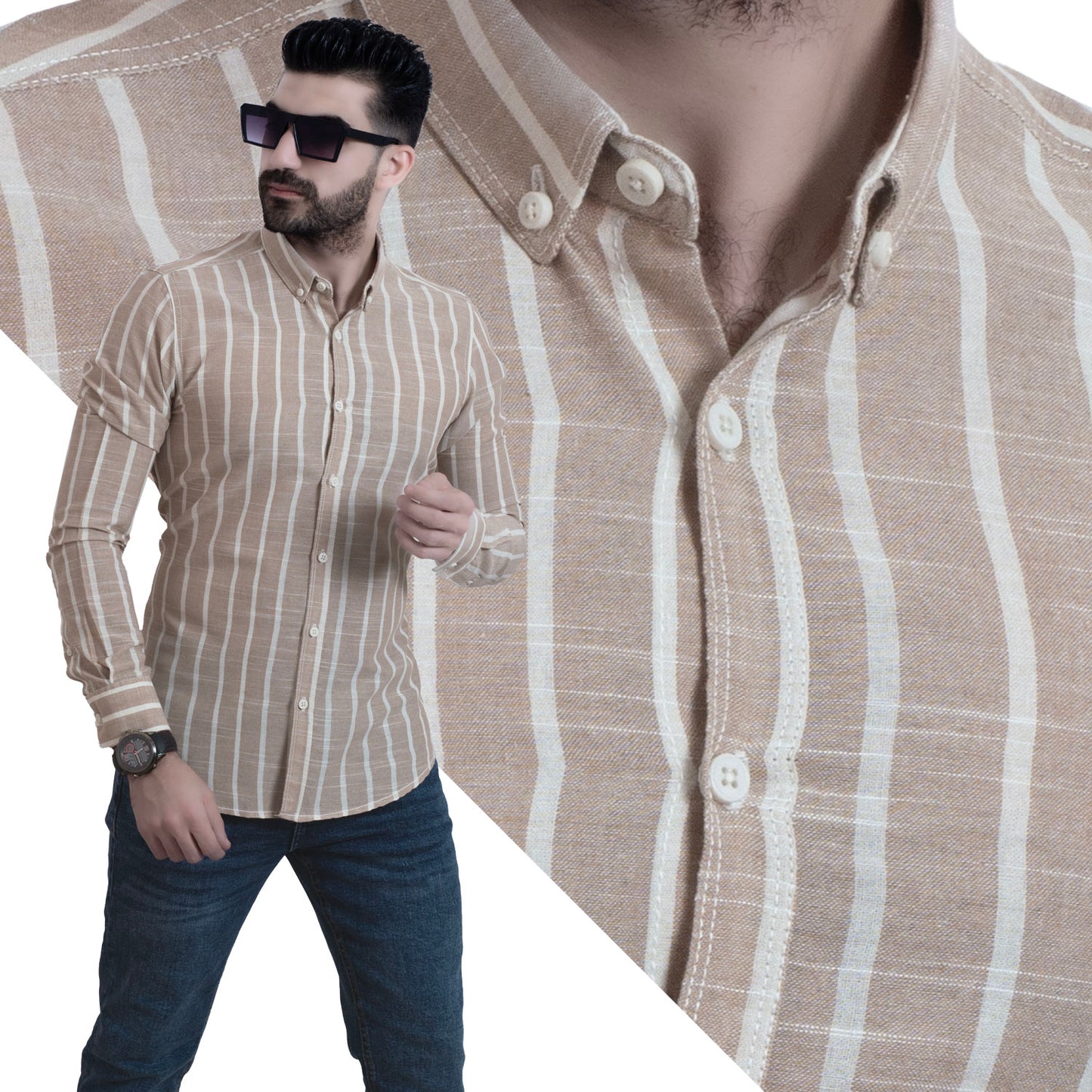 قميص كم طويل -  ["last","linen","Long-Sleeve-Shirt","Striped Shirt","\u0642\u0645\u064a\u0635 \u0643\u0645 \u0637\u0648\u064a\u0644","\u0642\u0645\u064a\u0635 \u0645\u0642\u0644\u0645","\u0643\u062a\u0627\u0646","\u0645\u0642\u0644\u0645"] - 23GM-19-7-208339-قميص مقلم كتان باكمام طويله  - Pukkastyle تسوق ملابس رجالي اونلاين - Online shopping Men's Clothes