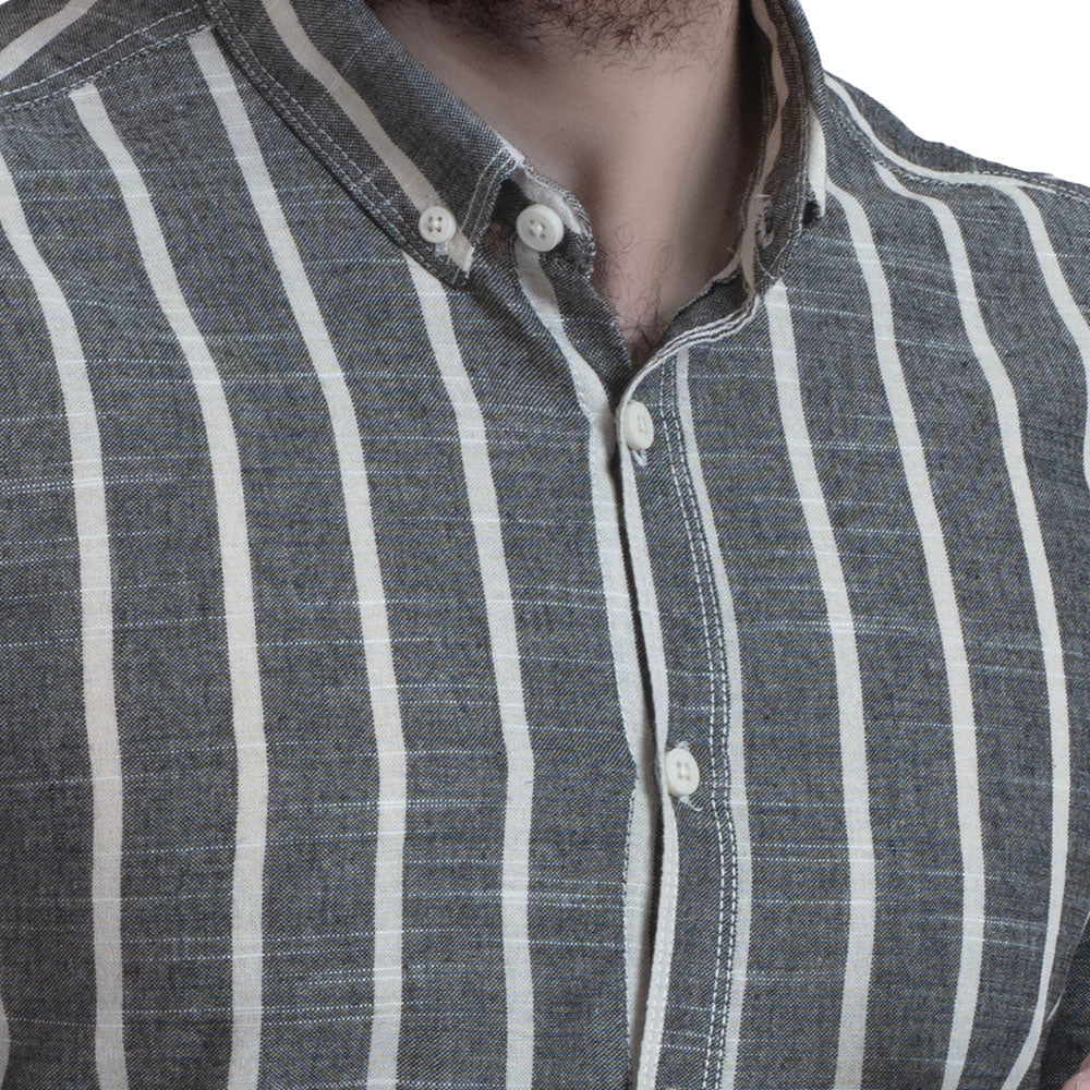 قميص كم طويل -  ["last","linen","Long-Sleeve-Shirt","Striped Shirt","\u0642\u0645\u064a\u0635 \u0643\u0645 \u0637\u0648\u064a\u0644","\u0642\u0645\u064a\u0635 \u0645\u0642\u0644\u0645","\u0643\u062a\u0627\u0646","\u0645\u0642\u0644\u0645"] - 23GM-19-7-208339-قميص مقلم كتان باكمام طويله  - Pukkastyle تسوق ملابس رجالي اونلاين - Online shopping Men's Clothes