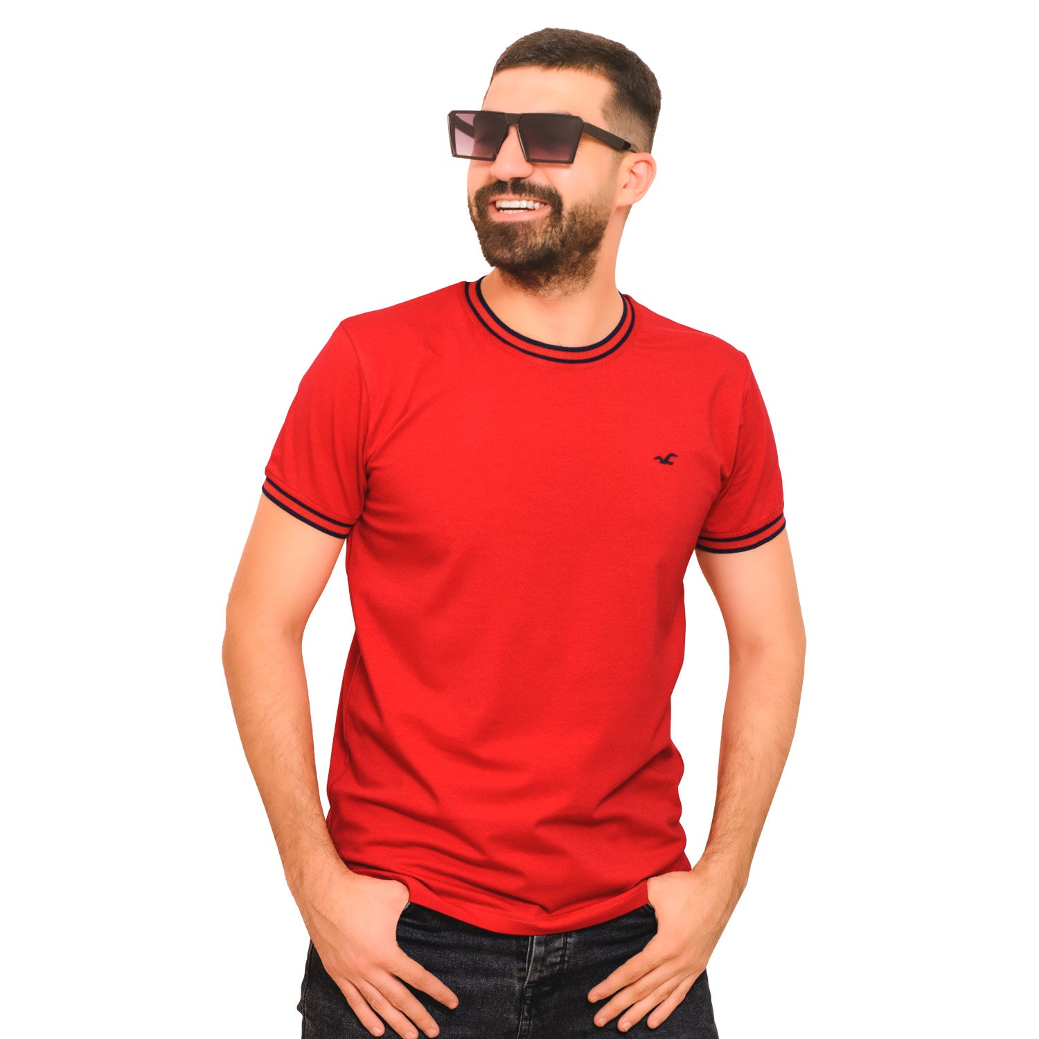 Men's clothing 23SM-31-9-103-5-تيشرت روند قطن Cotton T-shirt, last, تيشرت روند, تيشرت قطن  Pukkastyle ملابس رجالي