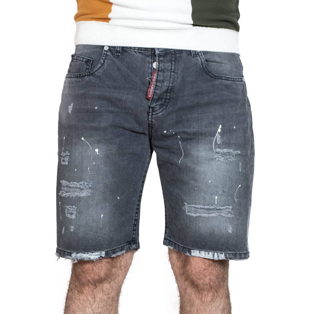 Men's clothing 23SM-19-6-6630-3-شورت جينز فاشون تقطيع cargo, Men's Short, شورت, كارجو  Pukkastyle ملابس رجالي