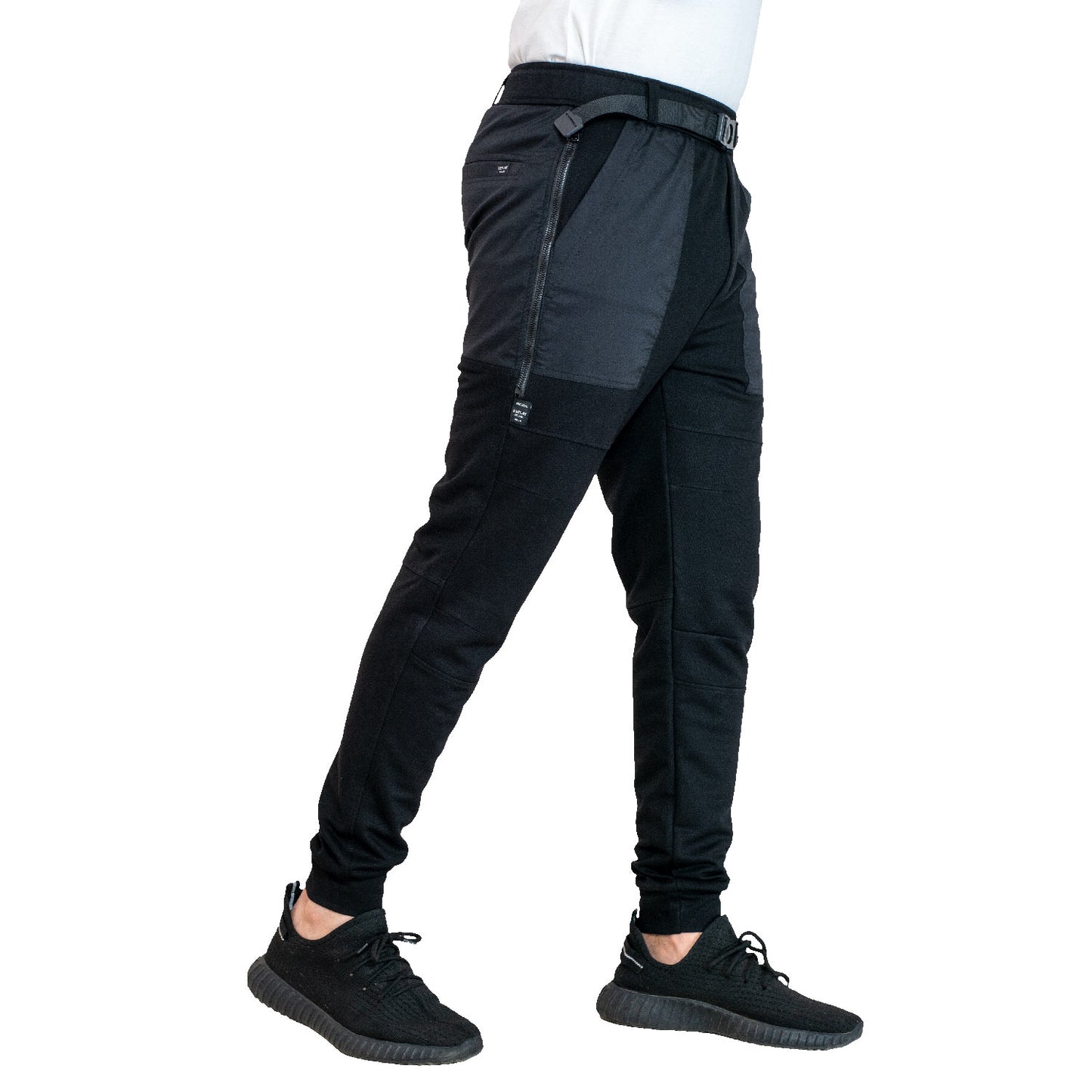 Men's clothing 24GM-36-8-241201-1-سويت بانتس - شروال - أسود Gabardine, last, sweatpants, جبردين, سويت بانتس  Pukkastyle ملابس رجالي