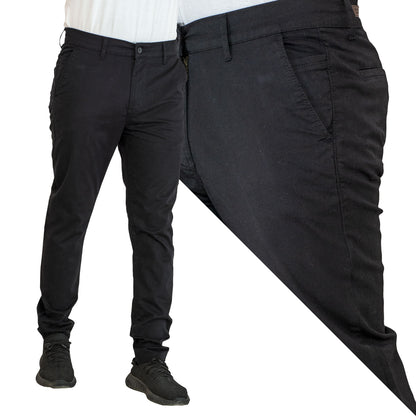 Men's clothing 24GM-9-1-18484-1-بنطلون جبردين – أسود Jeans-Pant, بنطلون, بنطلون جبردين  Pukkastyle ملابس رجالي