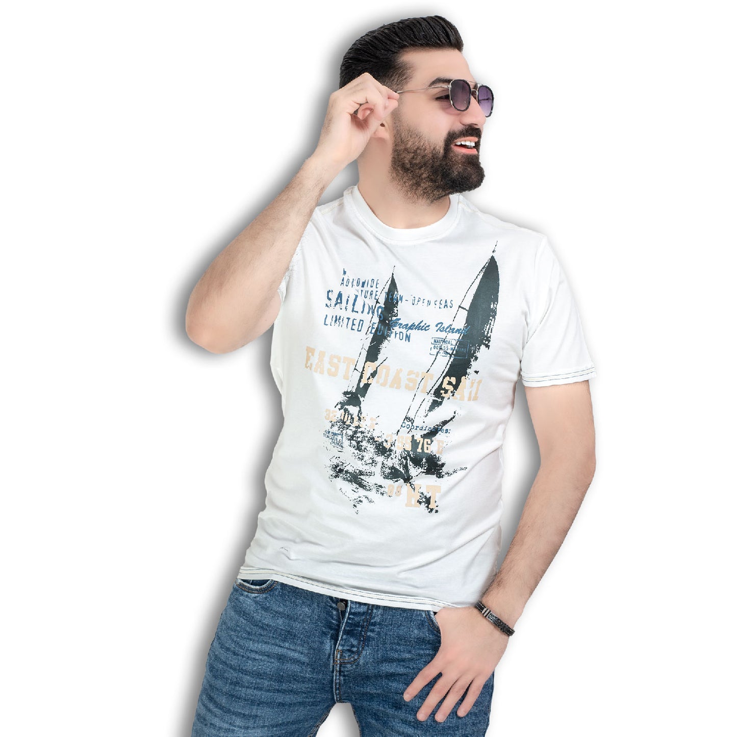 تيشرت روند قطن مطبوع