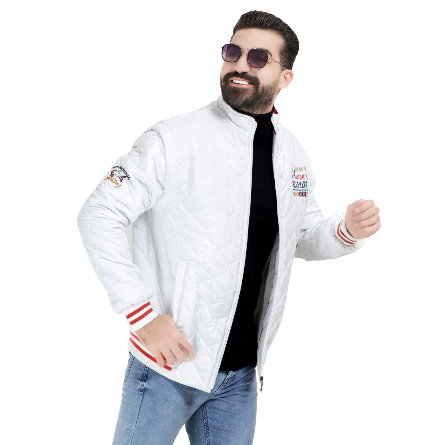 25WM-64-3-2514-جاكيت وتر بروف اكمام قابله للفك