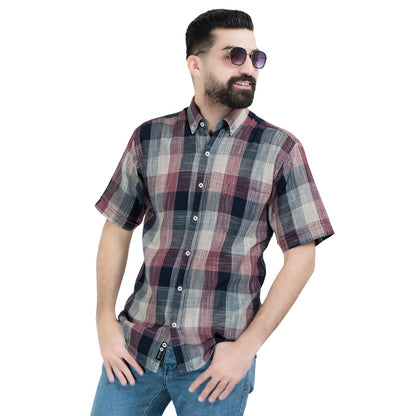 قميص نص كم -  ["Half-Sleeve","Half-Sleeve-Shirt","linen","Men's-Shirt","\u0642\u0637\u0646","\u0642\u0645\u064a\u0635 \u0646\u0635 \u0643\u0645","\u0642\u0645\u064a\u0635-\u0631\u062c\u0627\u0644\u064a","\u0643\u062a\u0627\u0646"] - 26SM-40-10-2601-قميص نص كم كتان كروه  - Pukkastyle تسوق ملابس رجالي اونلاين - Online shopping Men's Clothes