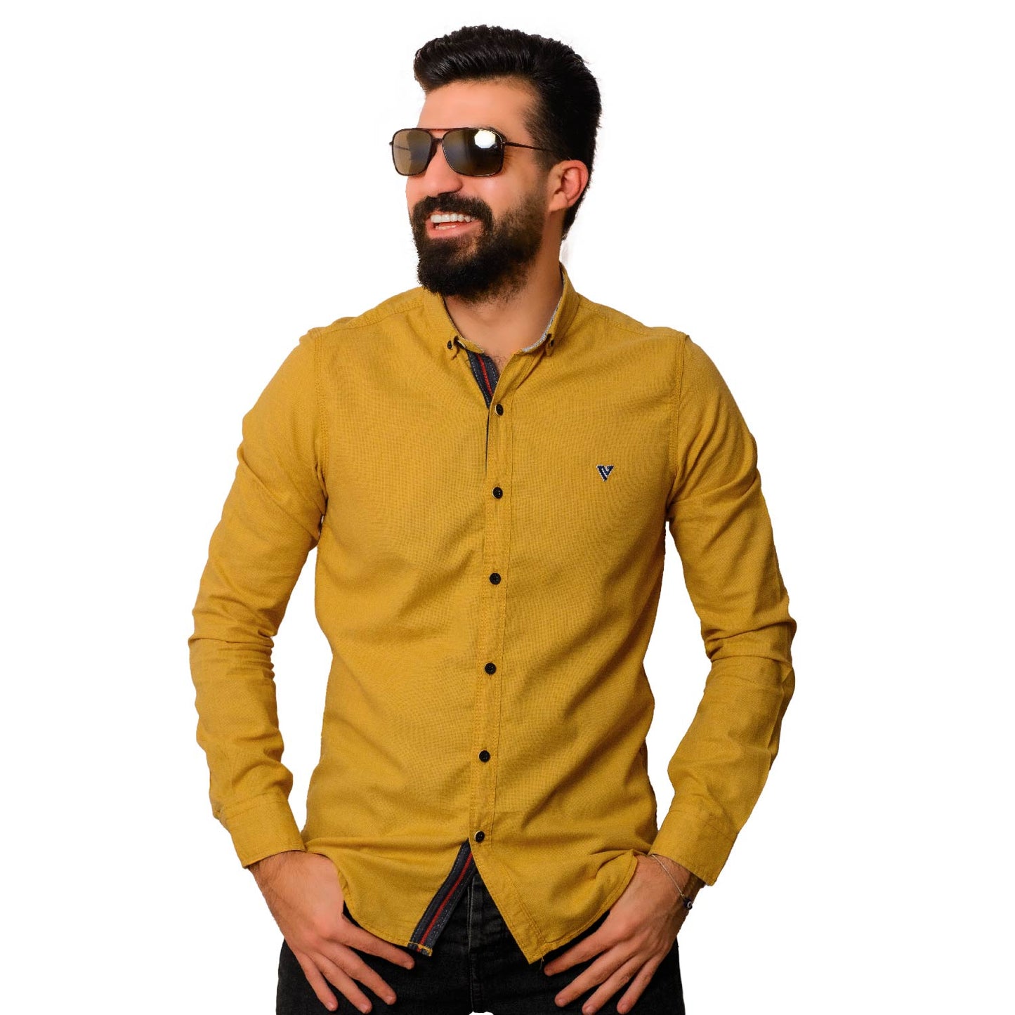 Men's clothing 23GM-14-7-12095-7-قميص ساده كتان باكمام طويله last, linen, Long-Sleeve-Shirt, Plain Shirt, ساده, قميص ساده, قميص كم طويل, كتان  Pukkastyle ملابس رجالي