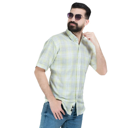 قميص نص كم -  ["Half-Sleeve","Half-Sleeve-Shirt","linen","Men's-Shirt","\u0642\u0637\u0646","\u0642\u0645\u064a\u0635 \u0646\u0635 \u0643\u0645","\u0642\u0645\u064a\u0635-\u0631\u062c\u0627\u0644\u064a","\u0643\u062a\u0627\u0646"] - 26SM-40-10-2609-قميص نص كم كتان كروه  - Pukkastyle تسوق ملابس رجالي اونلاين - Online shopping Men's Clothes