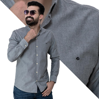 Men's clothing 24GM-39-7-2314-3-قميص باكمام طويله – قطن أكسفورد – ساده linen, Long-Sleeve-Shirt, Plain Shirt, ساده, قميص ساده, قميص كم طويل, كتان  Pukkastyle ملابس رجالي