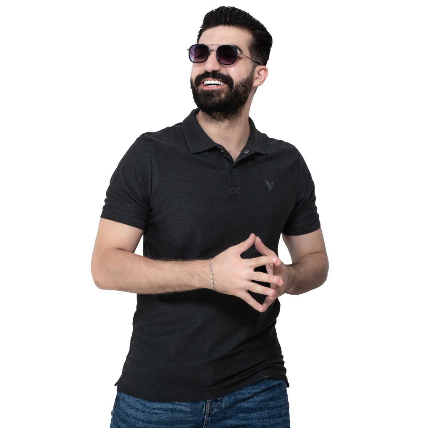 Men's clothing 24SM-18-5-3009-1-تيشرت بولو قطن Polo-T-Shirt, تيشرت بولو  Pukkastyle ملابس رجالي