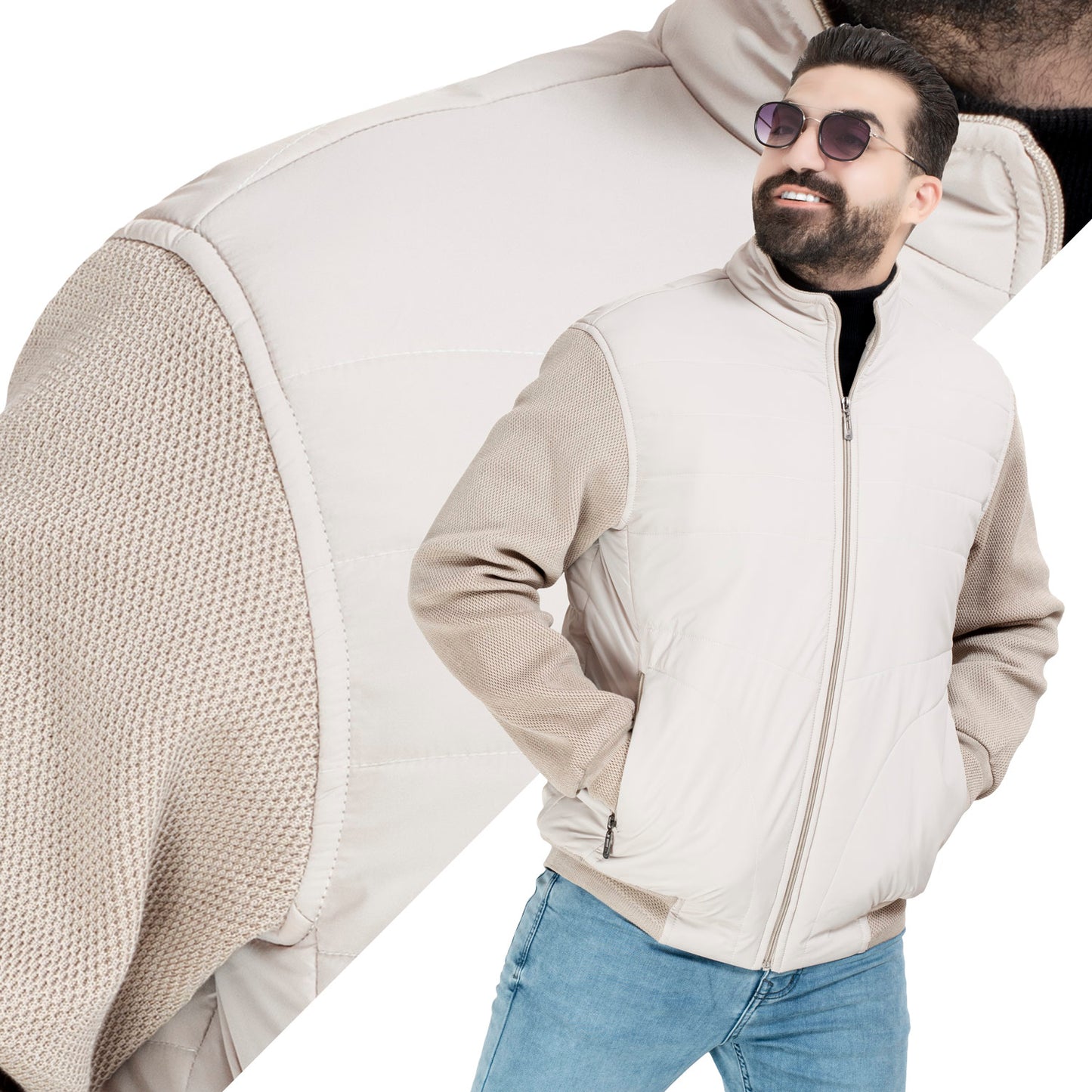 25WM-64-3-2512-جاكيت وتر بروف بكم تريكو