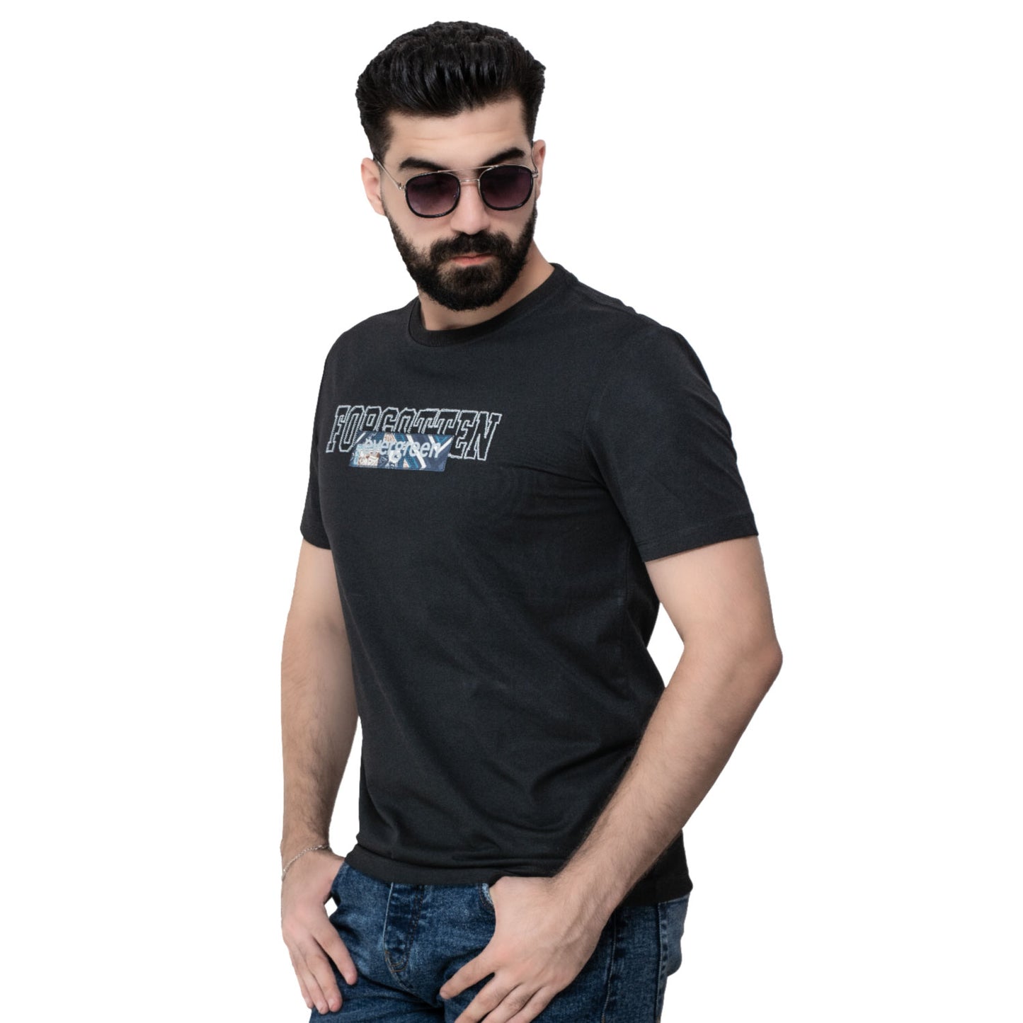 Men's clothing 24SM-18-9-4005-1-تيشرت روند مستورد Cotton T-shirt, تيشرت روند, تيشرت قطن  Pukkastyle ملابس رجالي