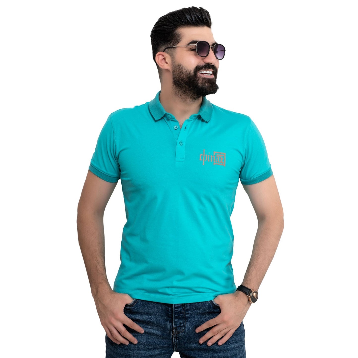Men's clothing 24SM-19-5-727-تيشيرت بولو – قطن سنجل ليكرا مستورد Polo-T-Shirt, تيشرت بولو  Pukkastyle ملابس رجالي