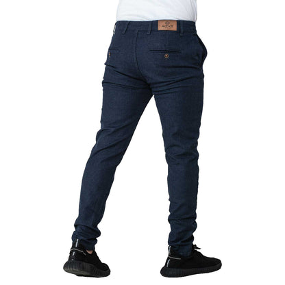 Men's clothing 24GM-7-1-2409-4-بنطلون قماش خام تركي – لون كحلي Jeans-Pant, بنطلون, بنطلون جينز  Pukkastyle ملابس رجالي