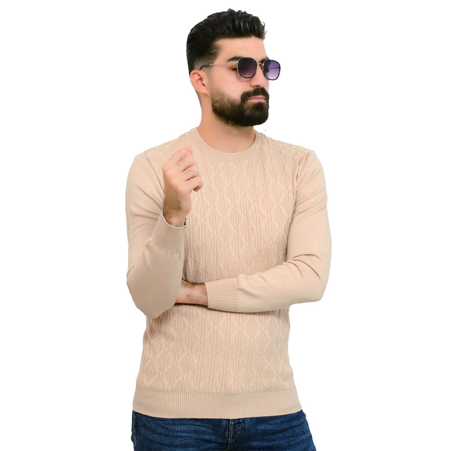 بلوفر -  ["Pullover","Pullover Woll knitwear","\u0628\u0644\u0648\u0641\u0631"] - 23wm-25-4-605-بلوفر-صوف-تريكو  - Pukkastyle تسوق ملابس رجالي اونلاين - Online shopping Men's Clothes