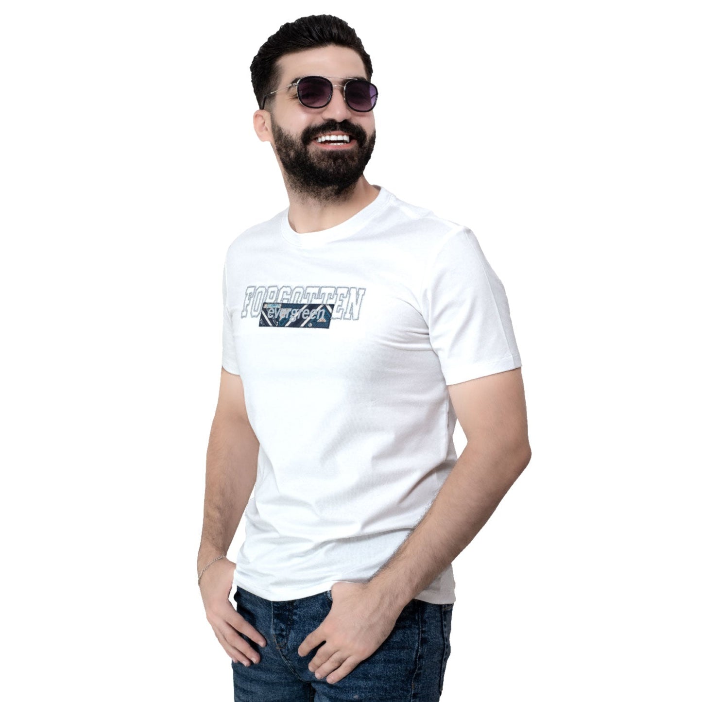 Men's clothing 24SM-18-9-4005-تيشرت روند مستورد Cotton T-shirt, تيشرت روند, تيشرت قطن  Pukkastyle ملابس رجالي