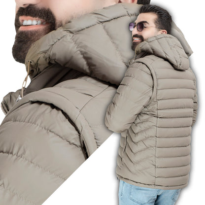 25WM-3-3-2009-جاكيت وتر بروف مستورد مبطن قطيفه اكمام قابله للفك