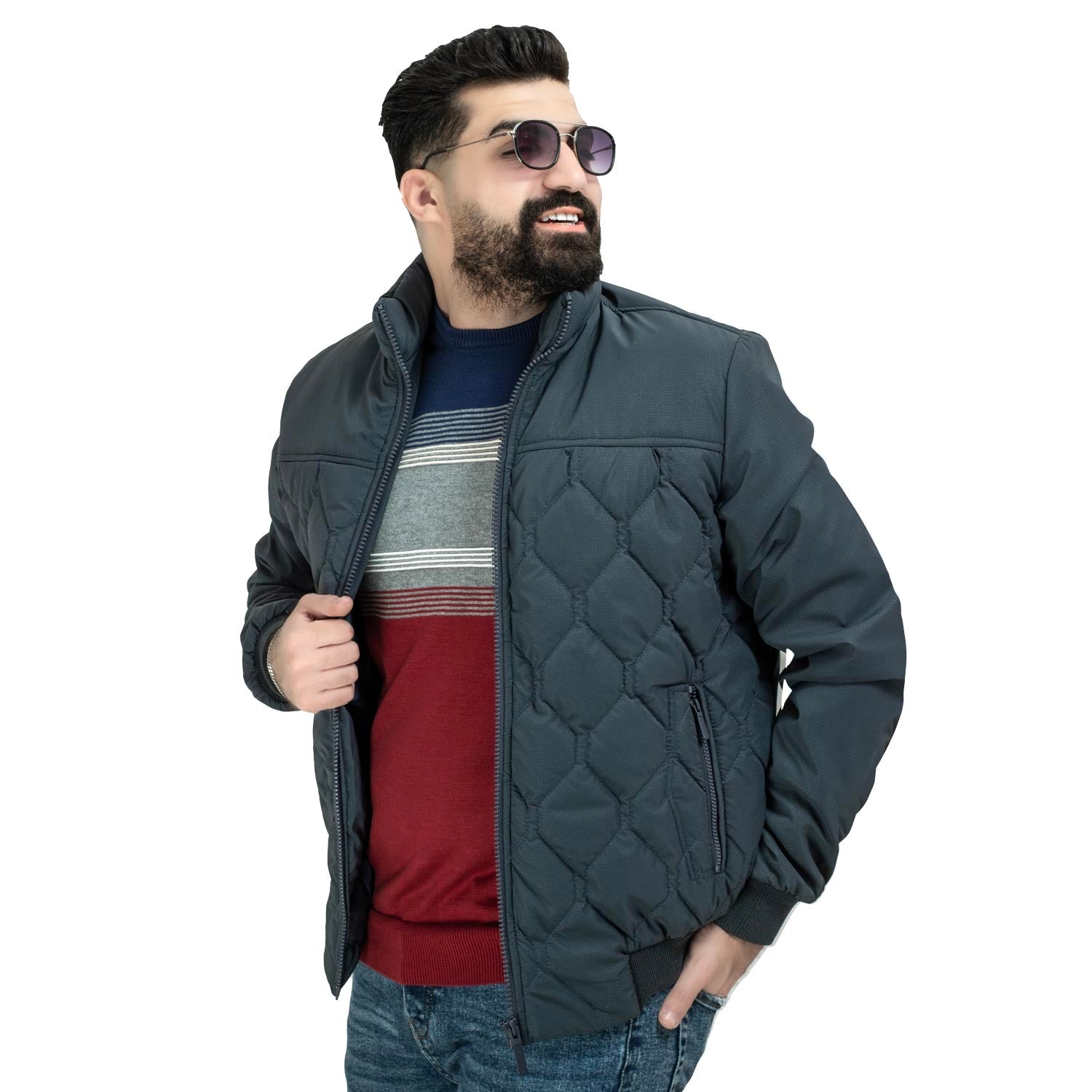 جاكيت -  ["Jacket","pump jacket","waterproof","\u062c\u0627\u0643\u062a","\u062c\u0627\u0643\u064a\u062a","\u0648\u062a\u0631 \u0628\u0631\u0648\u0641"] - 25WM-44-3-435-جاكت وتر بروف كابوتنيه  - Pukkastyle تسوق ملابس رجالي اونلاين - Online shopping Men's Clothes