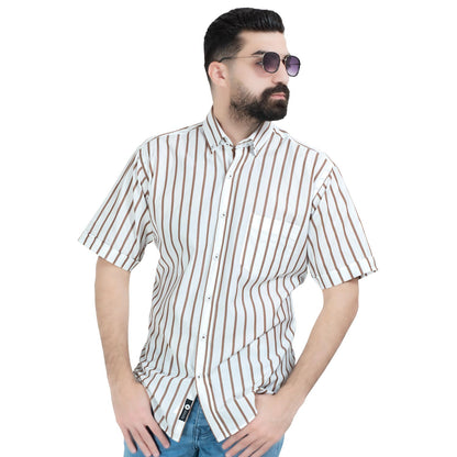 قميص نص كم -  ["Half-Sleeve","Half-Sleeve-Shirt","linen","Men's-Shirt","\u0642\u0637\u0646","\u0642\u0645\u064a\u0635 \u0646\u0635 \u0643\u0645","\u0642\u0645\u064a\u0635-\u0631\u062c\u0627\u0644\u064a","\u0643\u062a\u0627\u0646"] - 26SM-40-10-2602-قميص نص كم قطن مقلم  - Pukkastyle تسوق ملابس رجالي اونلاين - Online shopping Men's Clothes