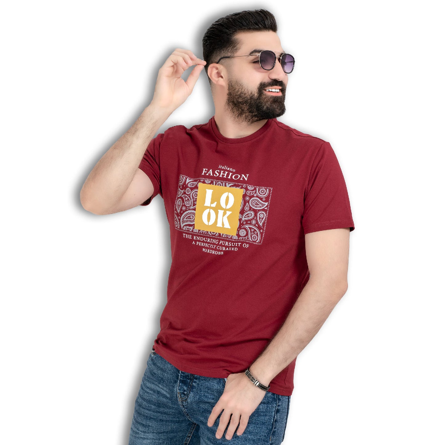 تيشرت روند قطن مطبوع