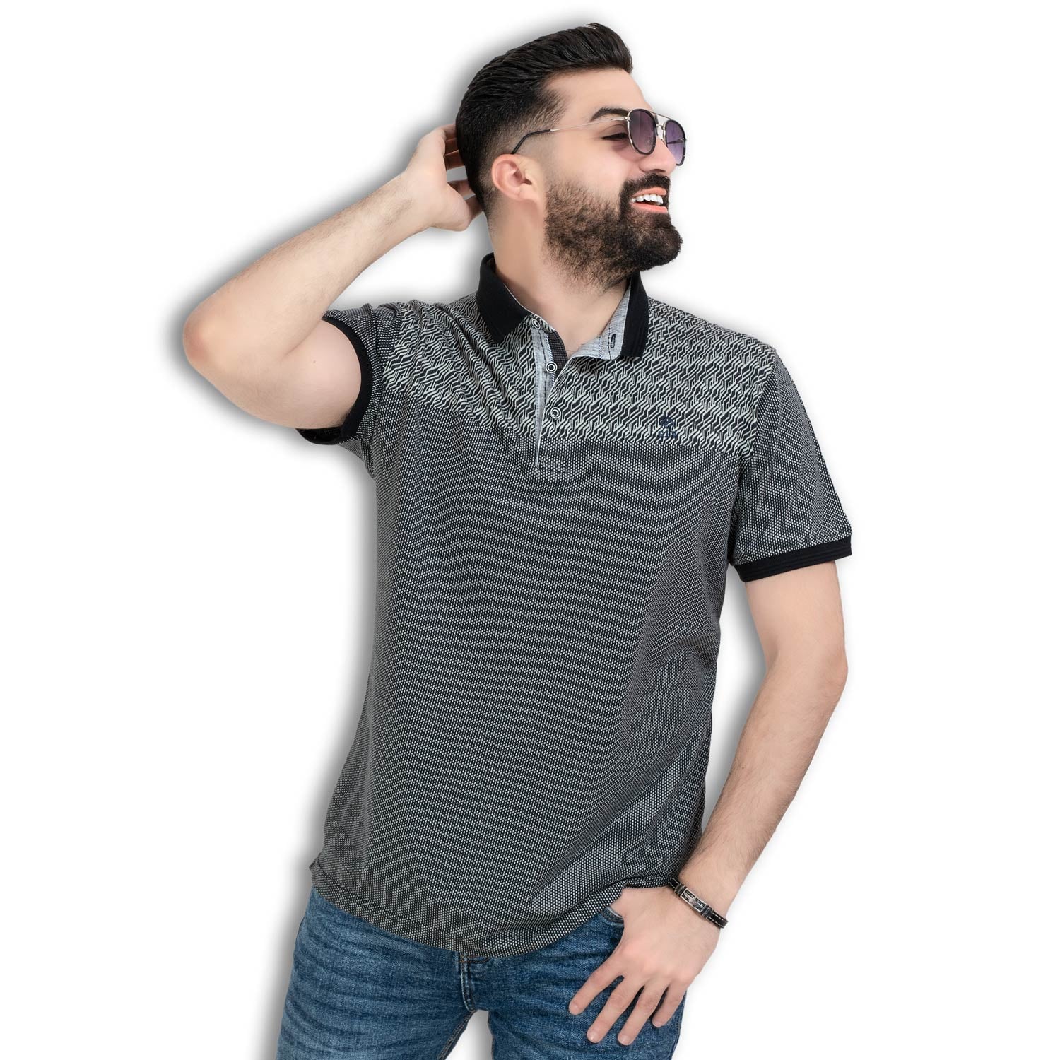 تيشرت بولو -  ["Basic-Shirt","last","Polo-T-Shirt","\u0628\u064a\u0632\u0643","\u062a\u064a\u0634\u0631\u062a \u0628\u0648\u0644\u0648"] - تيشرت بولو جكار قطن  - Pukkastyle تسوق ملابس رجالي اونلاين - Online shopping Men's Clothes
