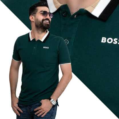 Men's clothing 24SM-38-5-414-14-تيشرت بولو - خام قطن بيكا Polo-T-Shirt, تيشرت بولو  Pukkastyle ملابس رجالي