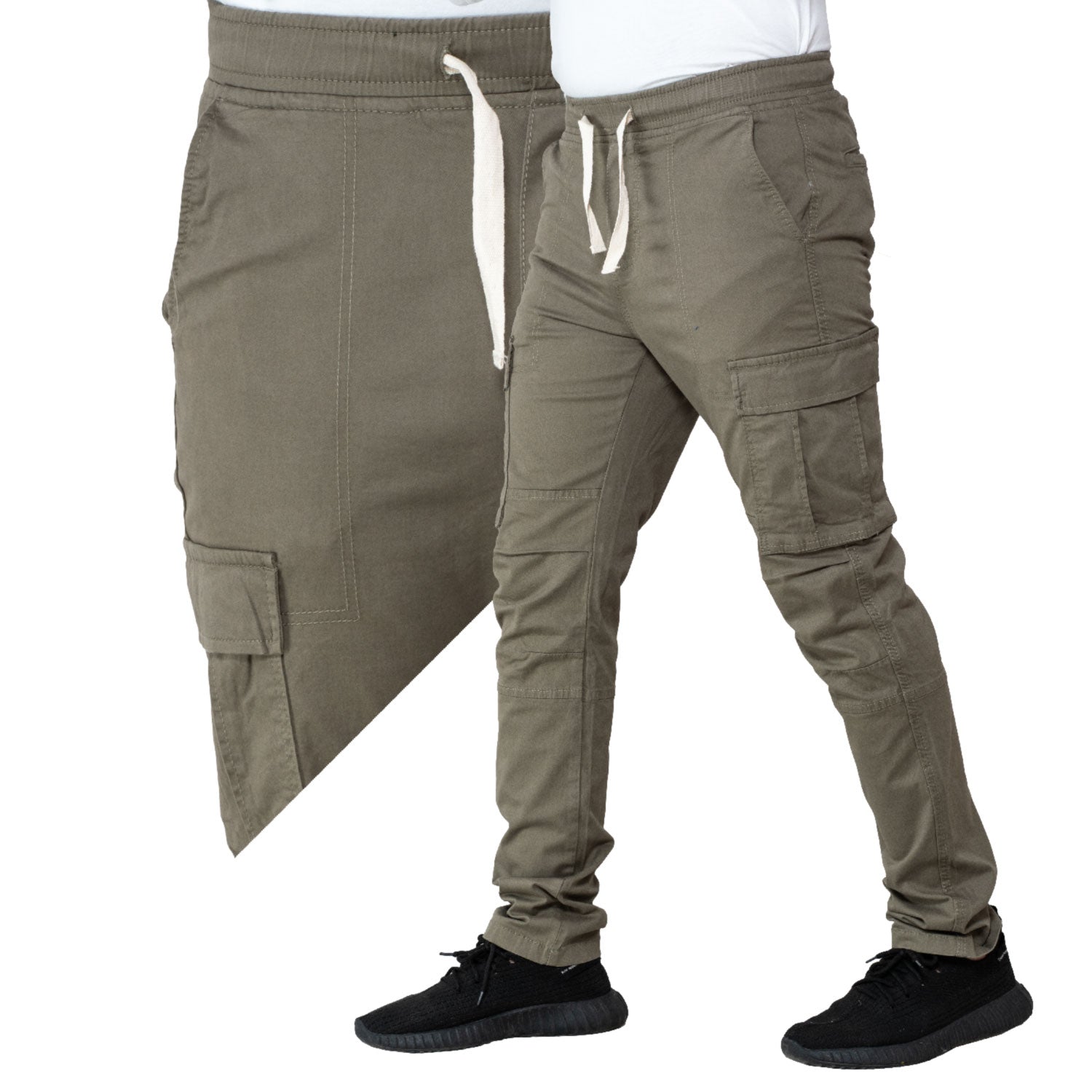 Men's clothing 24GM-9-8-630-48-سويت بانتس كارجو - شروال - جبردين Gabardine, sweatpants, جبردين, سويت بانتس  Pukkastyle ملابس رجالي