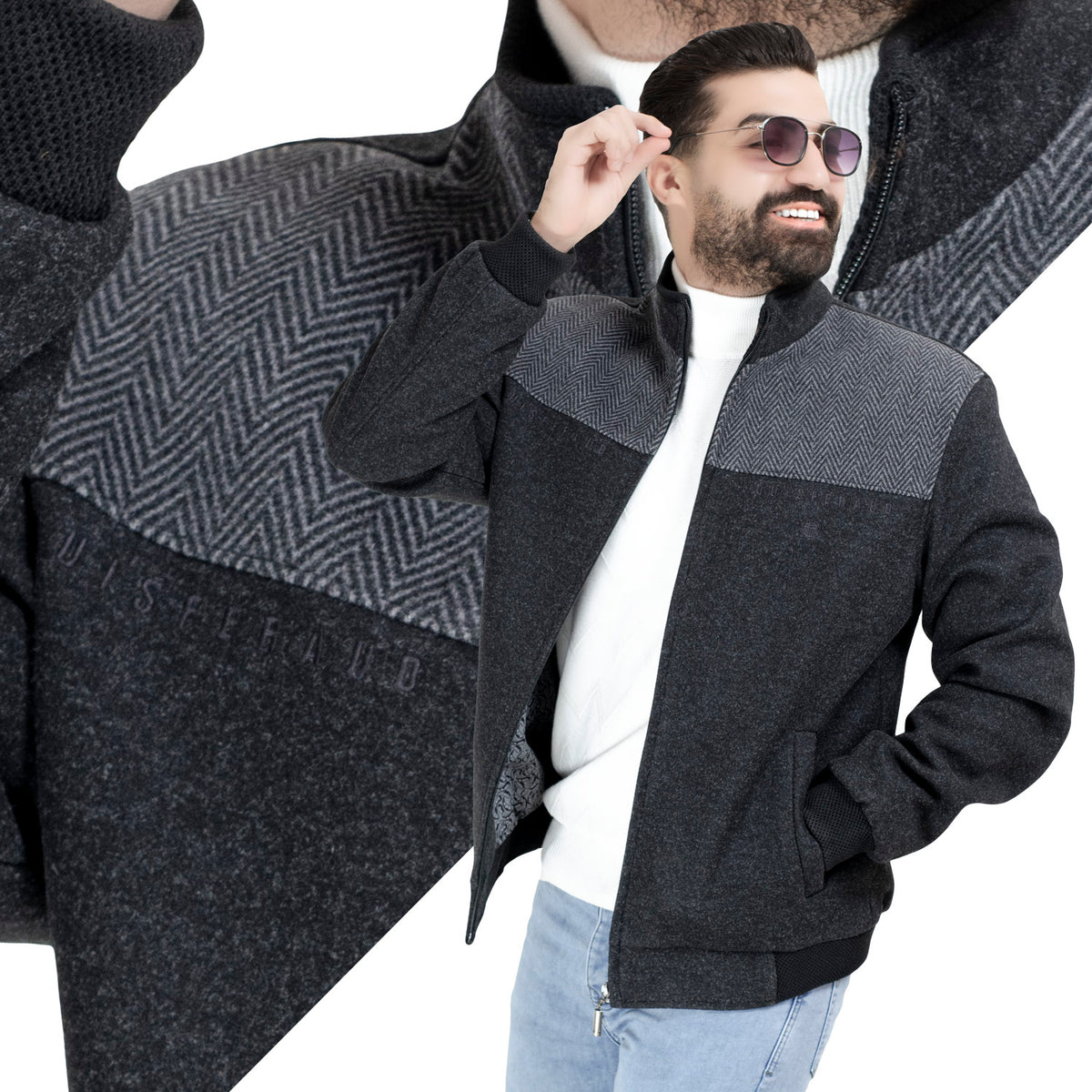 جاكيت -  ["Jacket","pump jacket","waterproof","\u062c\u0627\u0643\u062a","\u062c\u0627\u0643\u064a\u062a","\u0648\u062a\u0631 \u0628\u0631\u0648\u0641"] - 25WM-62-3-933-جاكيت جوخ  - Pukkastyle تسوق ملابس رجالي اونلاين - Online shopping Men's Clothes