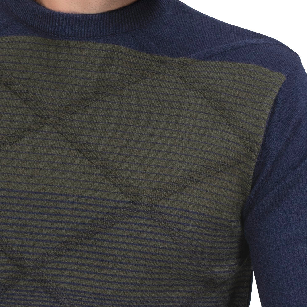 25WM-53-4-1489-بلوفر تريكو قطن روند